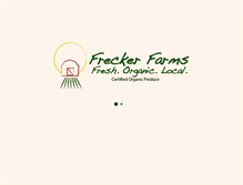 Tablet Screenshot of freckerfarms.com